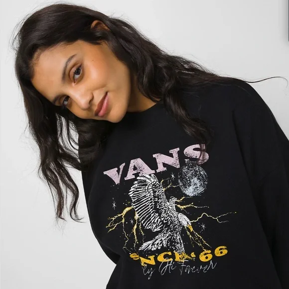 Vans Oversized Crewneck Sweatshirt - Picture 4 of 5